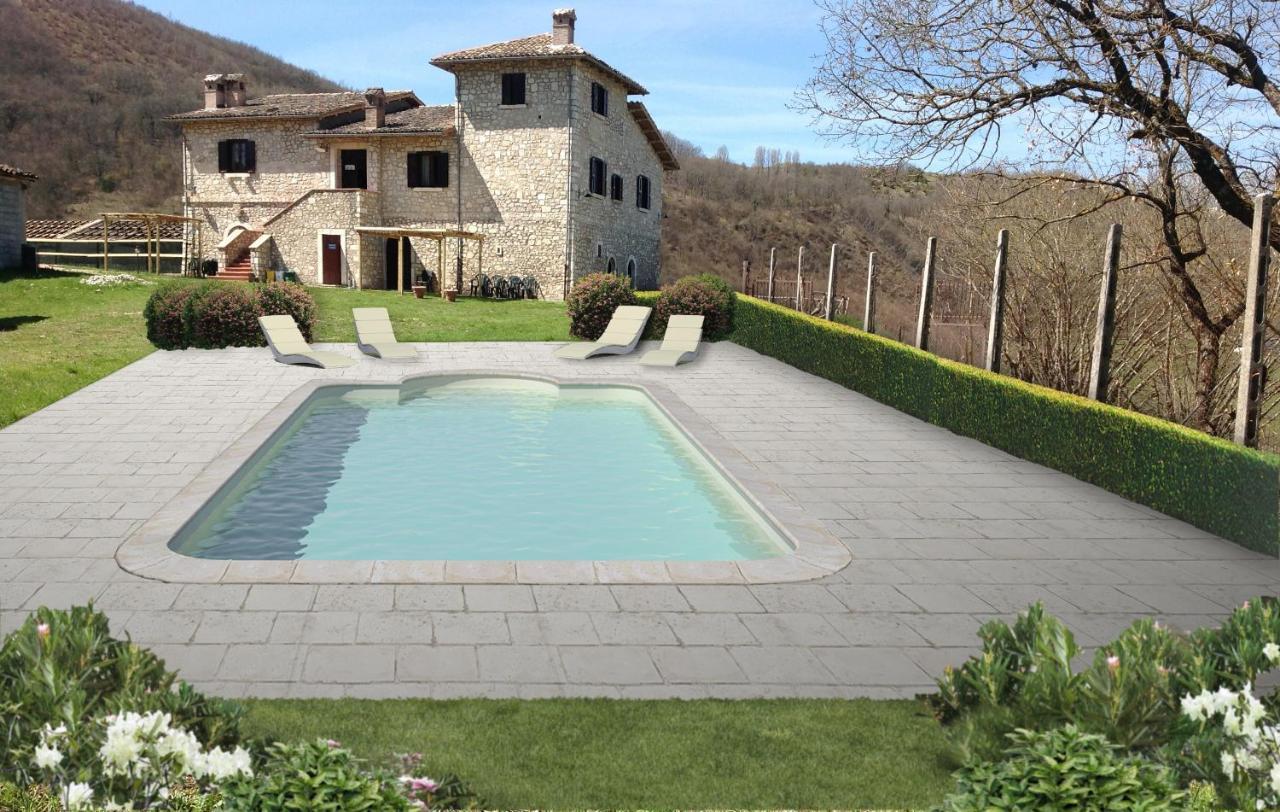 Agriturismo La Commenda-Adults Only Cascia Exteriör bild