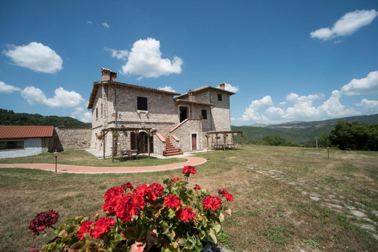 Agriturismo La Commenda-Adults Only Cascia Exteriör bild